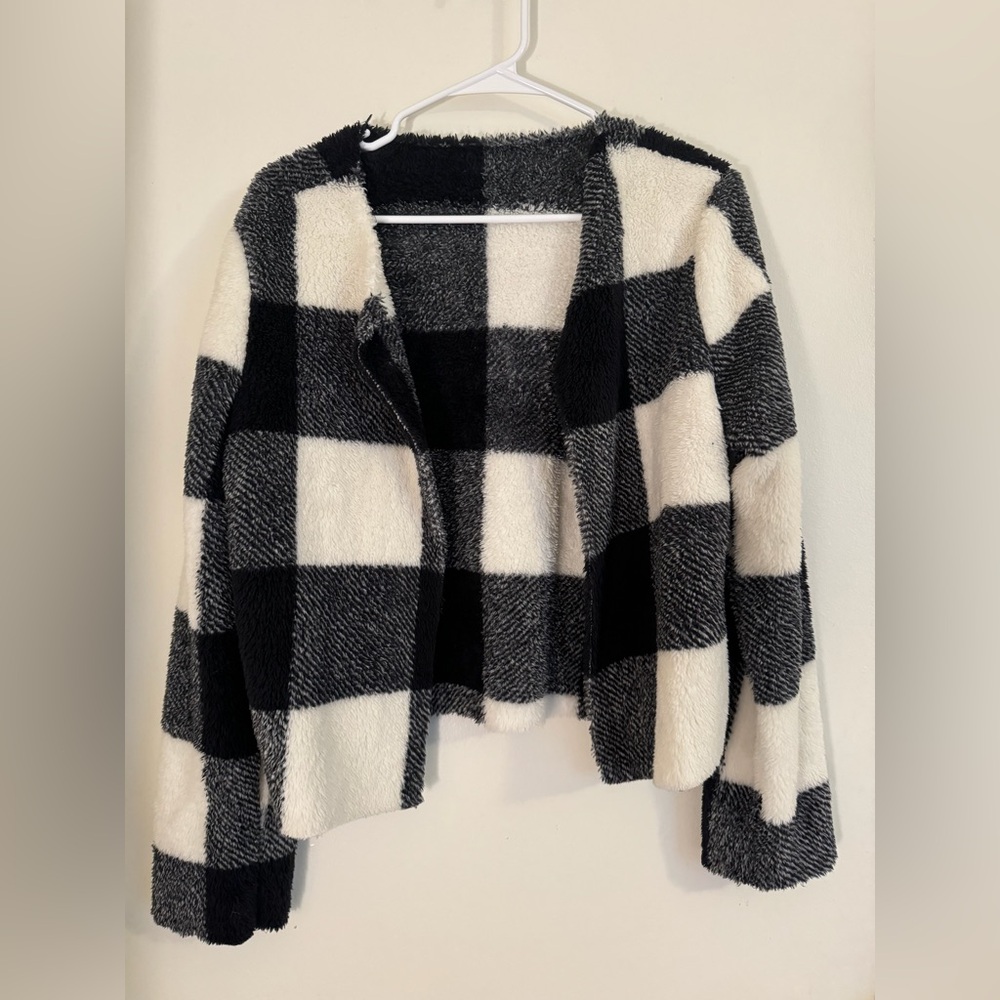 Checkered Teddy Jacket